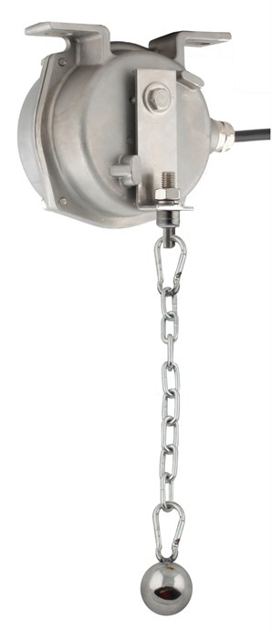 Датчик наличия препятствия на конвейерной ленте в корпусе из нерж. стали, -40...+75С, 250 VAC, 10 A, IP67, релейный выход, штанга с лопаткой 650...950 мм, нерж. сталь/каучук IL-BHS-SS