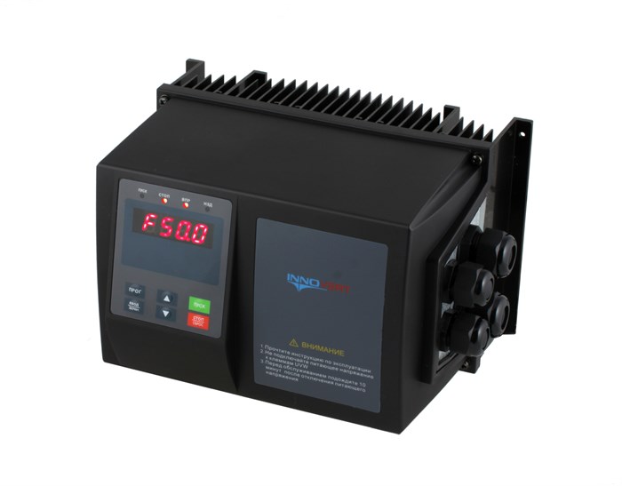 Преобразователь частоты пыле- влагозащищенный INNOVERT IPD752P43B IP54, (7,5 кВтx380 В) выходной ток 17.5 А IPD752P43B