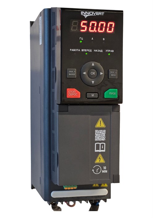 Преобразователь частоты векторный INNOVERT IMD222U43E (2,2 кВт x 380 В), выходной ток 5,1 А IMD222U43E
