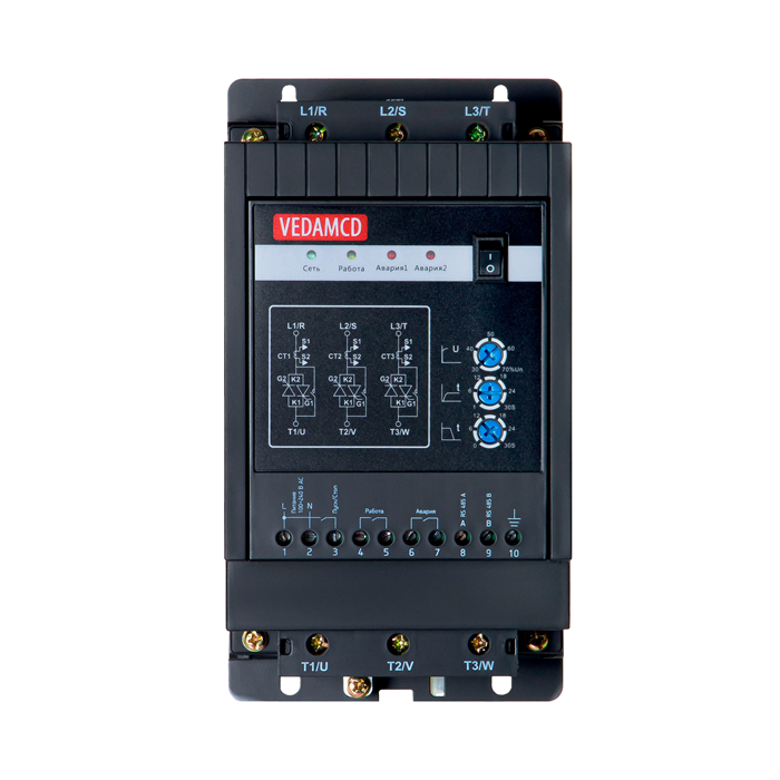 Устройство плавного пуска Veda VM-10-P1K1-0002-T4-CV1 MCD11002