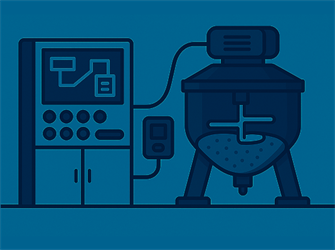 Шкаф и пульт управления миксером для замеса специй на пищевом производстве Proekt6