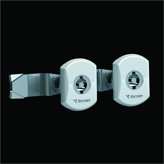 DM Замок для навесного шкафа, пластик, двойная бороздка TP 951100