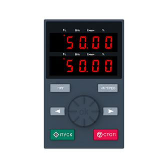 Внешний двустрочный цифровой пульт для преобразователей частоты VF-51 и VF-101 PBC00001